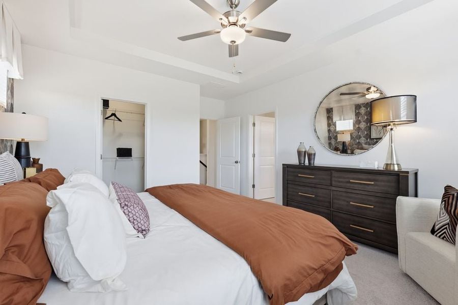 Furnished interior view inside a new home in Terraces at the Exchange, Indian Land (Image 14).