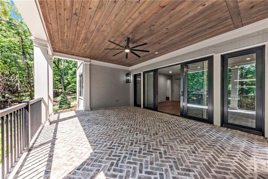 Exterior details and patio area of a home in , Greensboro (Image 4).