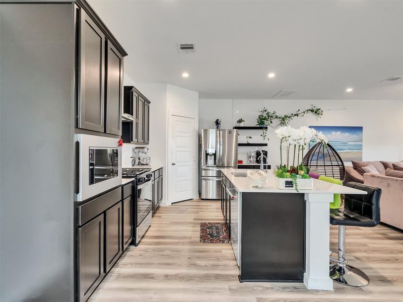Furnished interior view inside a new home in , Houston (Image 10).