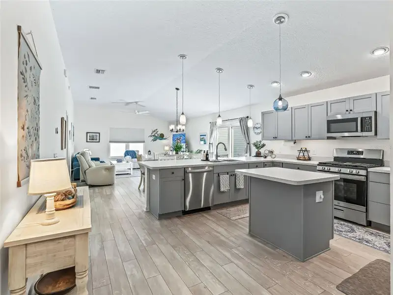 Furnished interior view inside a new home in , The Villages (Image 8).