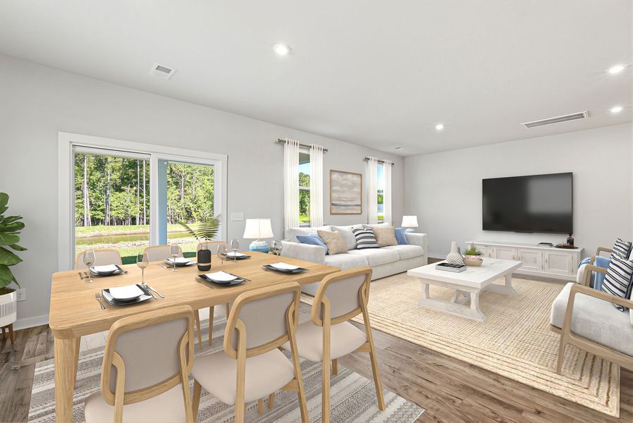 Representative furnished interior of a home built from the The Nathaniel by Stanley Martin Homes in Abney Hills Estates, Blythewood (Image 15).