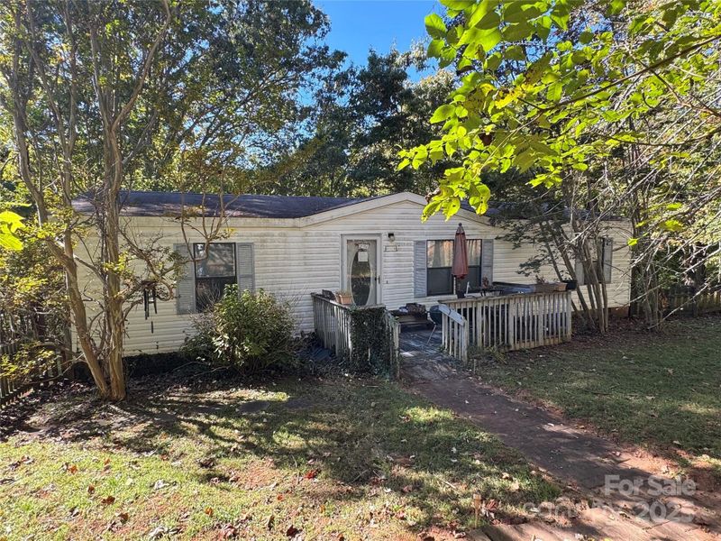Exterior details and patio area of a home in , Mars Hill (Image 17).