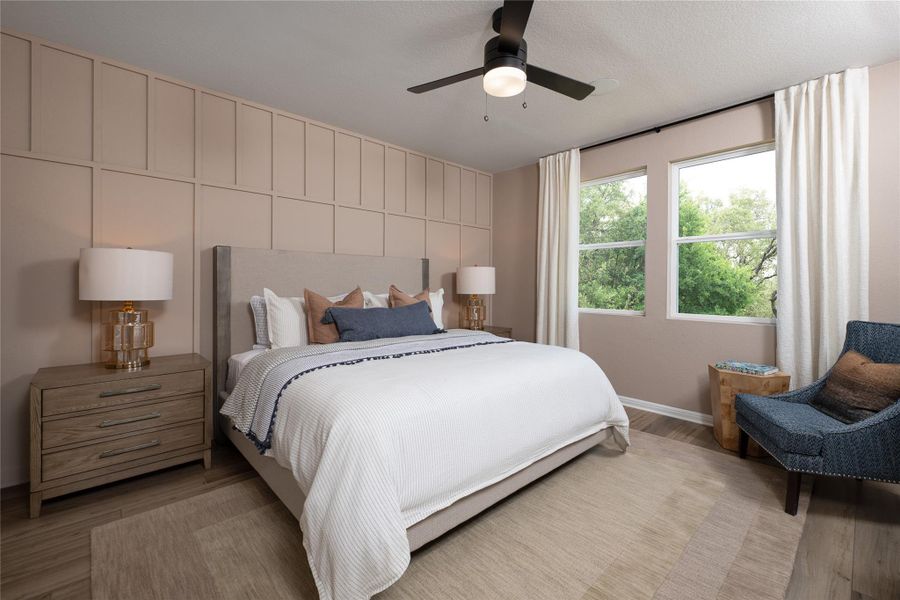 Furnished interior view inside a new home in Covered Bridge, Hutto (Image 6).