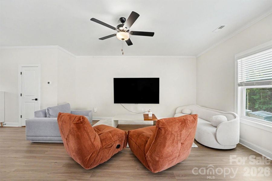 Furnished interior view inside a new home in Colonial Crossing, Troutman (Image 13).