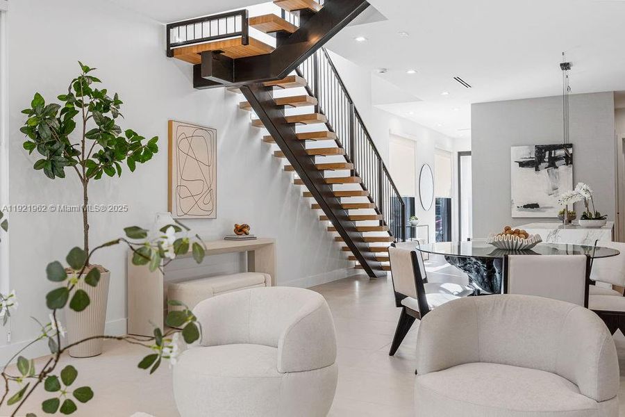 Furnished interior view inside a new home in , Fort Lauderdale (Image 76).