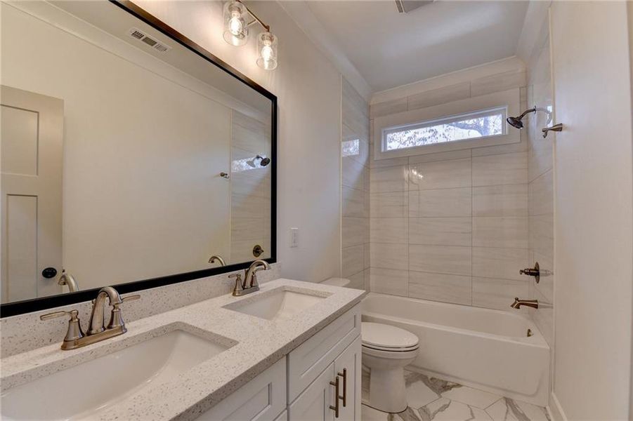 Furnished interior view inside a new home in , Buford (Image 35).