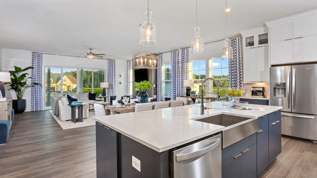 Representative furnished interior of a home built from the Unity by DRB Elevate. in Summerwind Crossing at Lakes of Cane Bay, Summerville (Image 7).