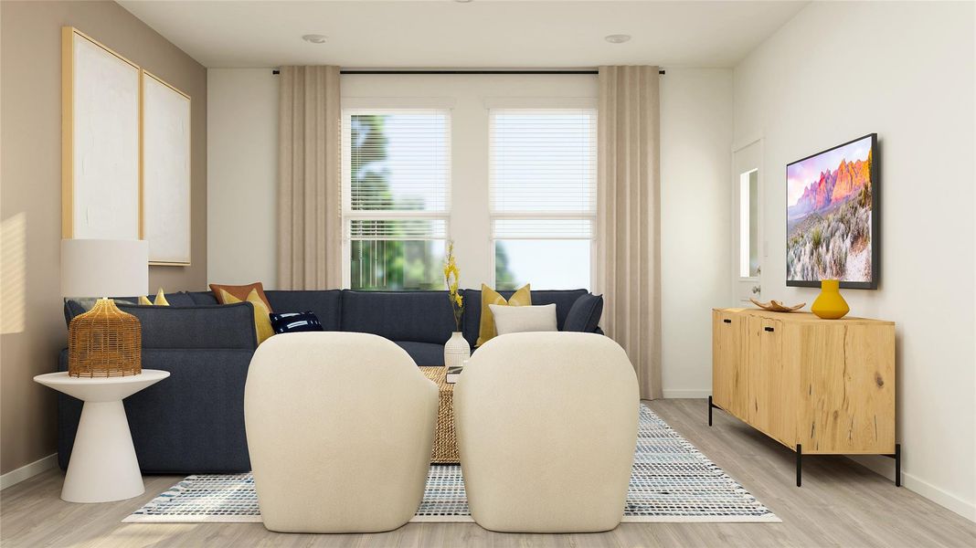 Furnished interior view inside a new home in Elm Creek, Elgin (Image 9).