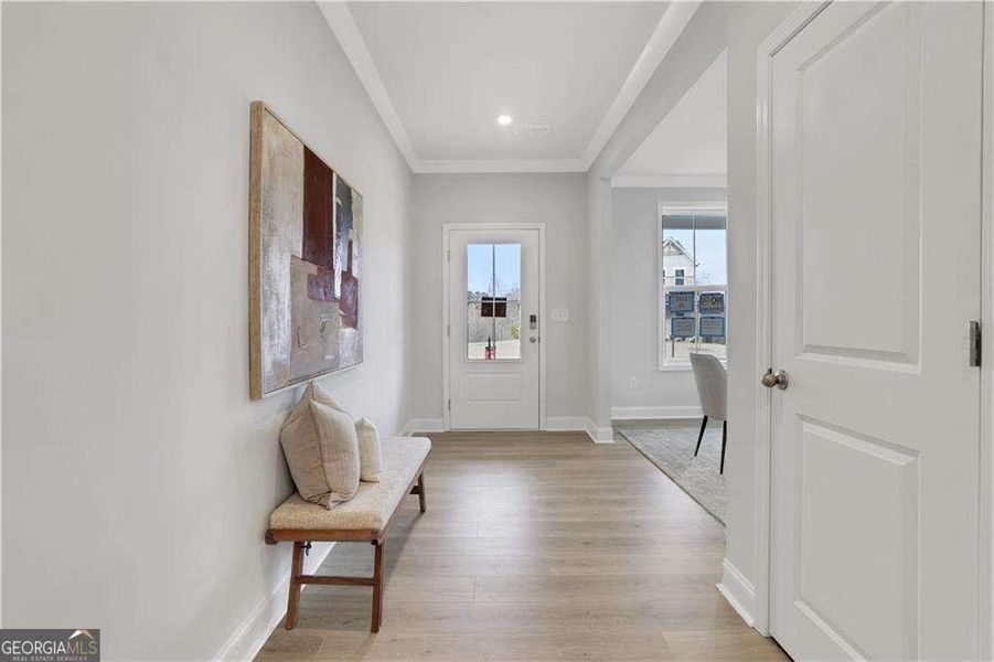 Furnished interior view inside a new home in The Paddocks at Doc Hughes, Buford (Image 34).