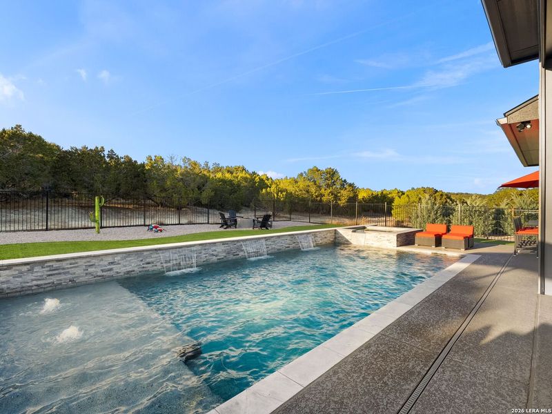 Exterior details and patio area of a home in , Canyon Lake (Image 29).