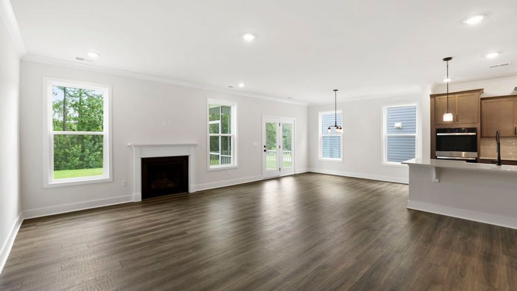 Spacious, unfurnished interior of a new home in Adams Glen, Greenville (Image 23). Spacious, unfurnished interior of a new home in Adams Glen, Greenville (Image 23).