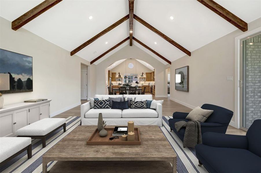 Furnished interior view inside a new home in Elevon, Lavon (Image 15).