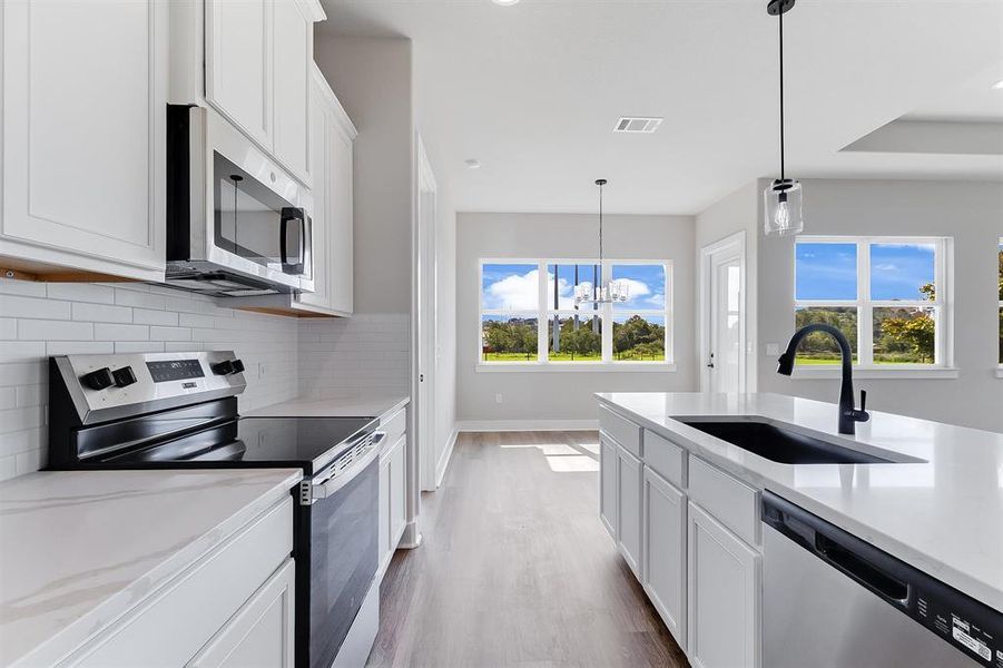 Furnished interior view inside a new home in , Marble Falls (Image 6).