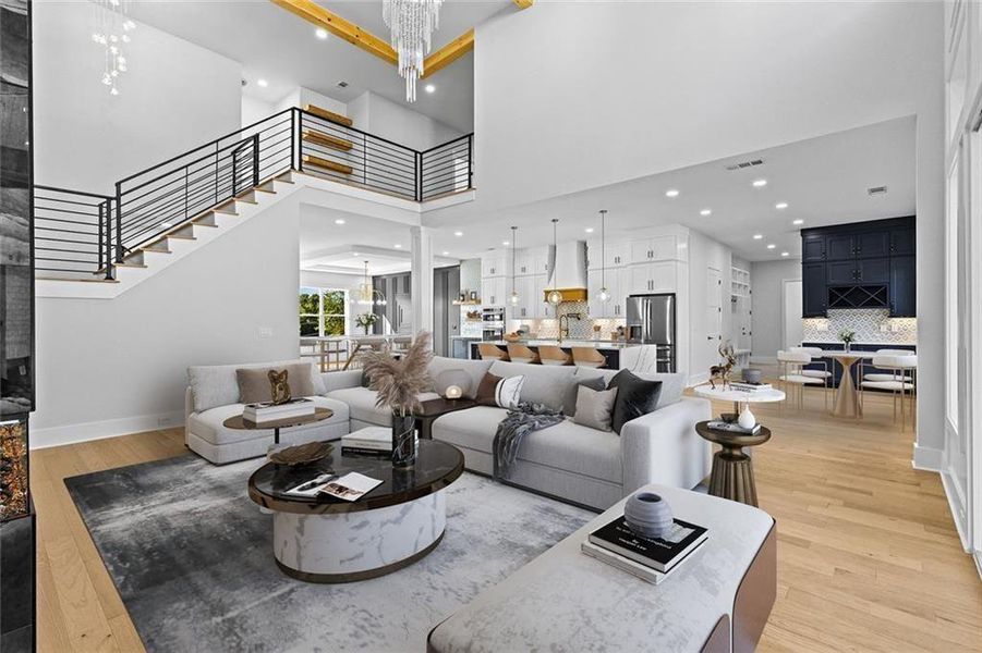 Furnished interior view inside a new home in , Loganville (Image 6).