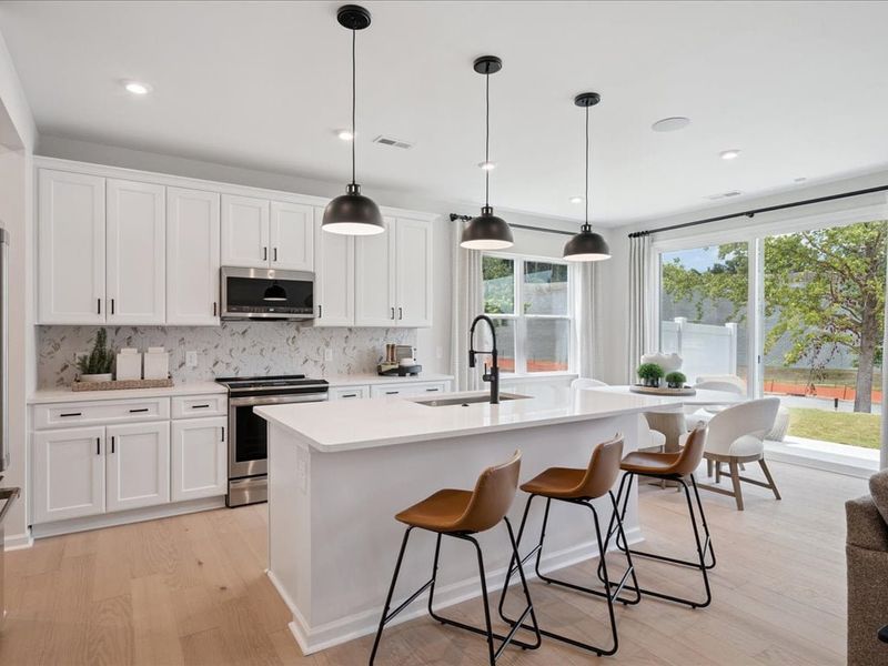 Representative furnished interior of a home built from the Mayes by Tri Pointe Homes in Millstone, Cramerton (Image 5). Representative furnished interior of a home built from the Mayes by Tri Pointe Homes in Millstone, Cramerton (Image 5).