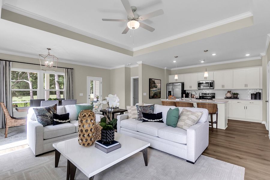 Representative furnished interior of a home built from the Gwinnett - Genesis Value Collection by Mungo Homes in Killians Crossing, Blythewood (Image 5).