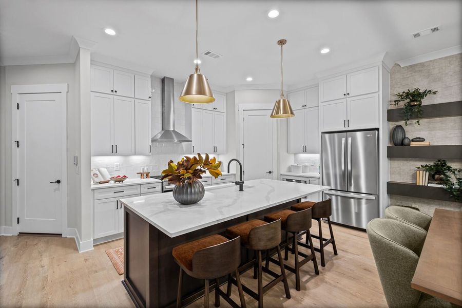 Representative furnished interior of a home built from the The Kennedy by JW Collection in Devin's Shire, Kennesaw (Image 11).