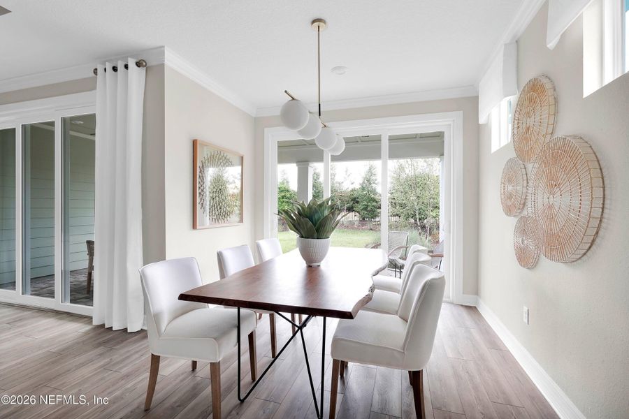 Furnished interior view inside a new home in , Yulee (Image 6).