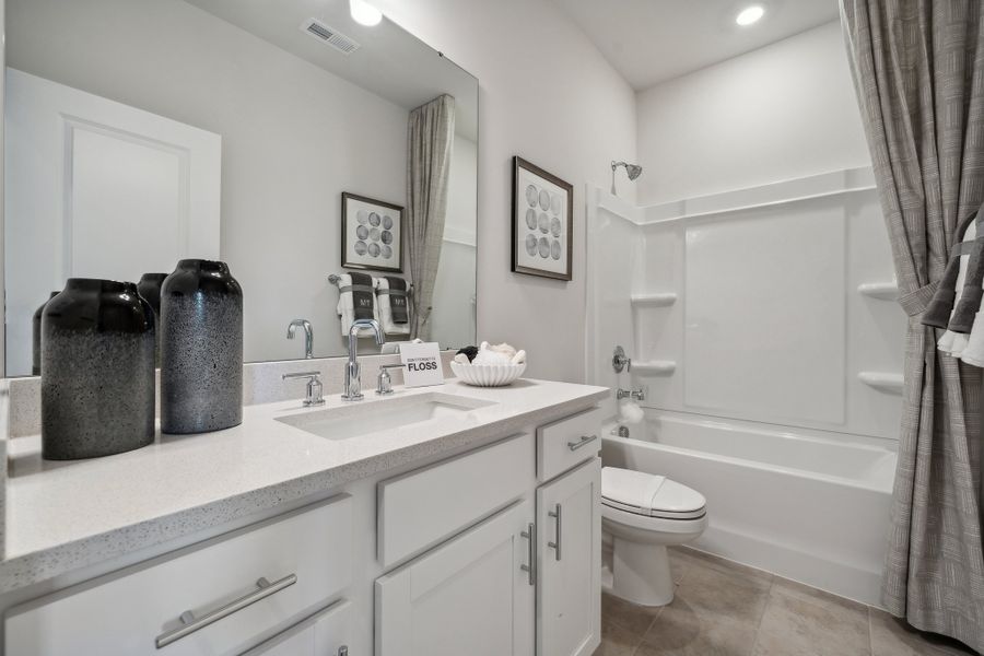 Furnished interior view inside a new home in Senata at Research Park, Charlotte (Image 14).