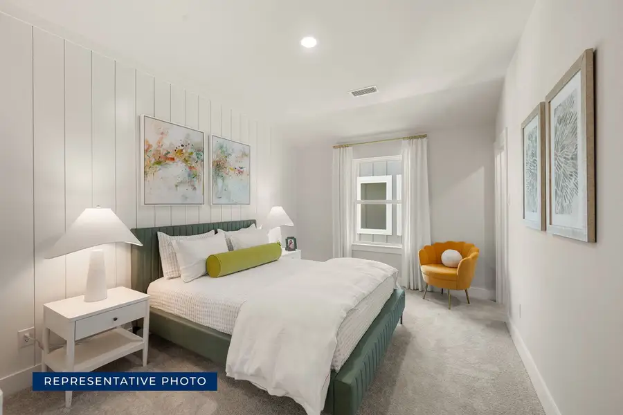 Representative furnished interior of a home built from the Harrison F by First Texas Homes in Oaklawn, Van Alstyne (Image 19).