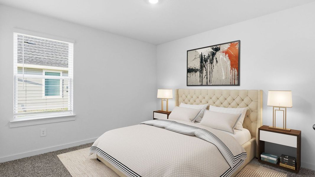 Furnished interior view inside a new home in Evergreen, Rosenberg (Image 5).