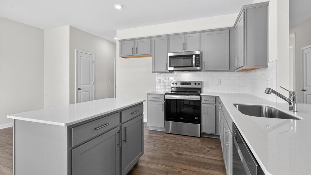 Furnished interior view inside a new home in Cambridge Park, Mebane (Image 5).