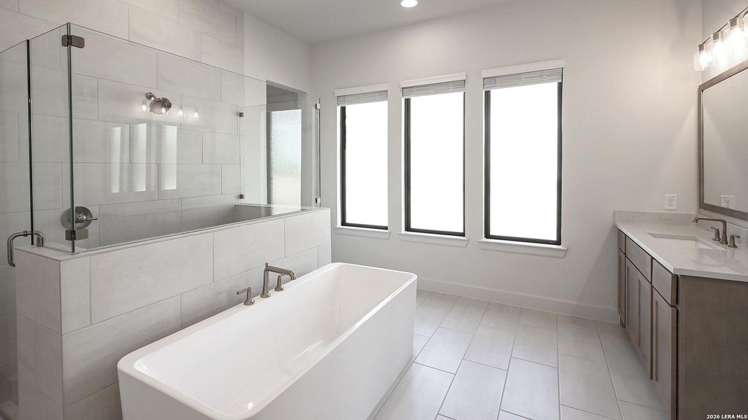 Furnished interior view inside a new home in Kinder Ranch, San Antonio (Image 9).