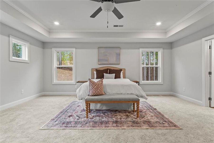 Furnished interior view inside a new home in , Dallas (Image 28).