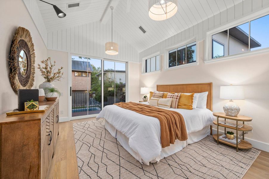 Primary bedroom on 2nd floor Primary bedroom on 2nd floor