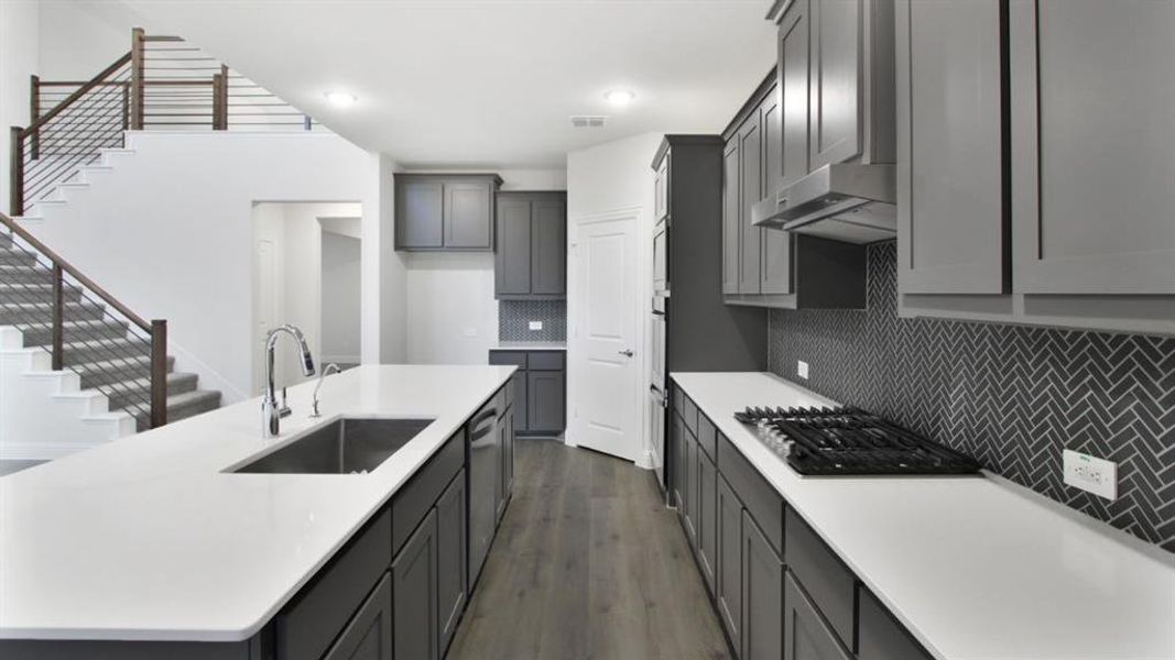 Furnished interior view inside a new home in The Landing at Hidden Lakes, McKinney (Image 5).