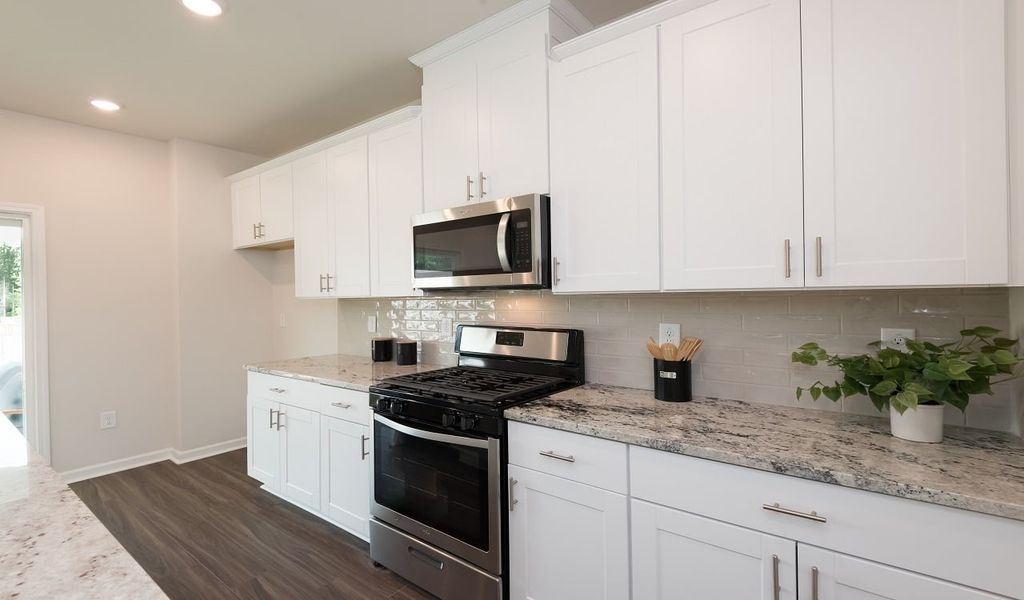 Skip takeout and cook dinner in the well-appointed kitchen.