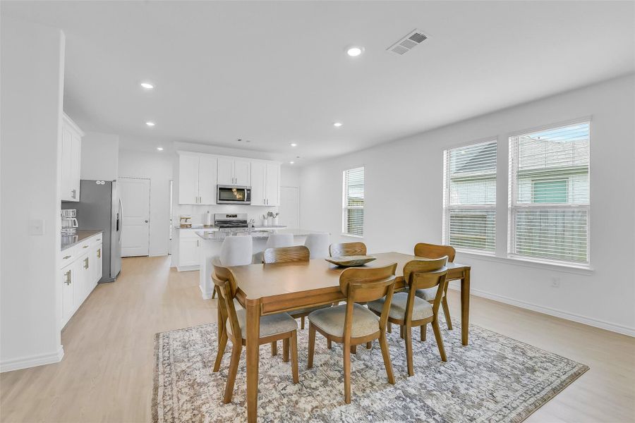 Furnished interior view inside a new home in Mavera, Conroe (Image 11).