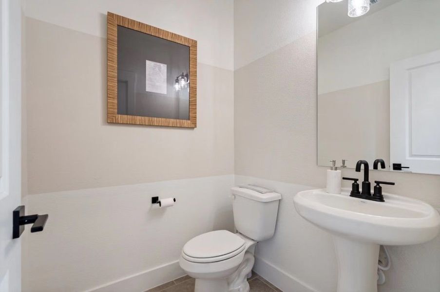 Furnished interior view inside a new home in Lake Park Villas, Wylie (Image 26).