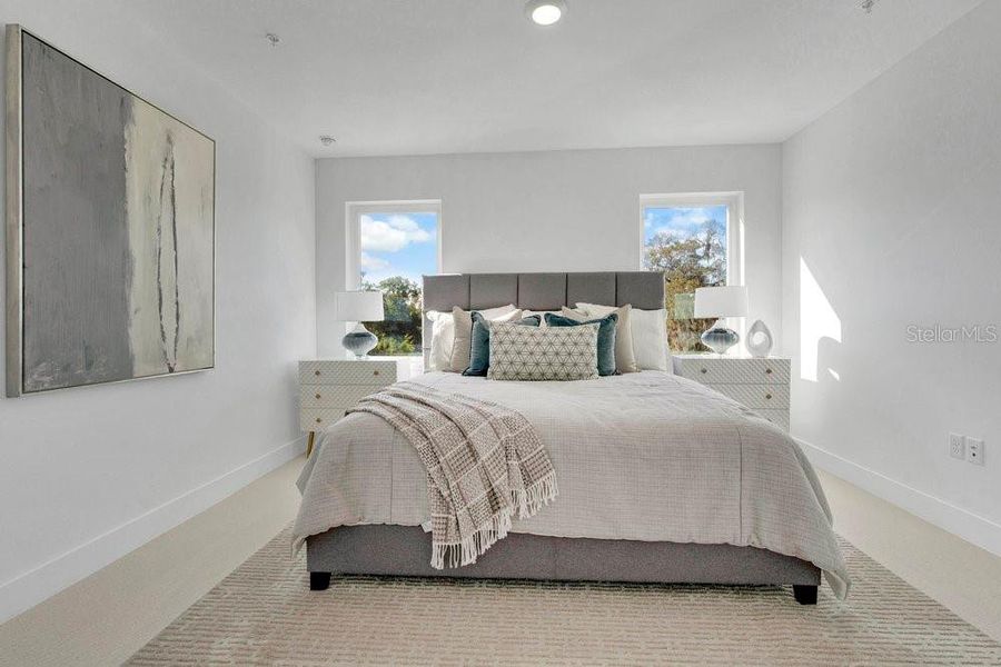 Furnished interior view inside a new home in , Orlando (Image 10).