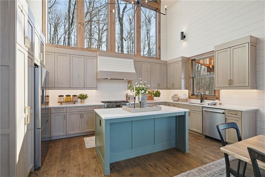 Furnished interior view inside a new home in , Young Harris (Image 12).