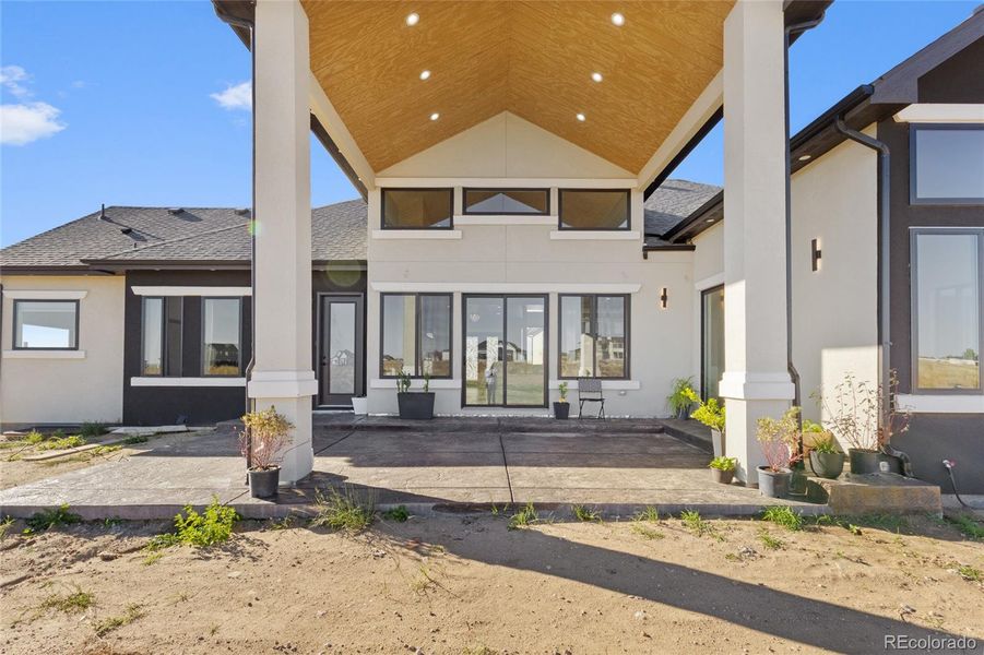 Exterior details and patio area of a home in , Brighton (Image 22). Exterior details and patio area of a home in , Brighton (Image 22).