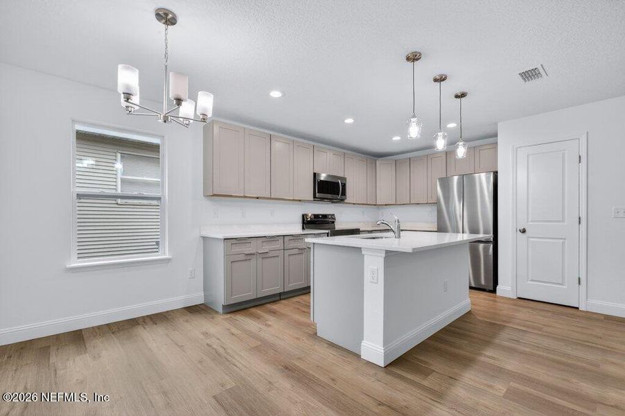 Furnished interior view inside a new home in , Jacksonville (Image 6).
