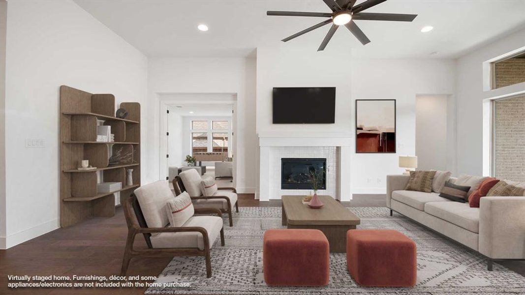 Furnished interior view inside a new home in Hillstead, Lavon (Image 7).