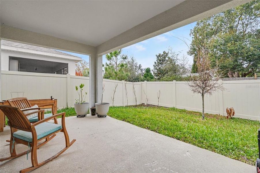 Exterior details and patio area of a home in Willow Reserve, Lutz (Image 3).