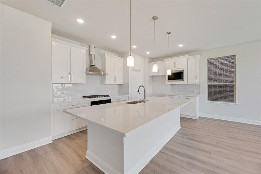 Furnished interior view inside a new home in Arbors at Legacy Hills, Celina (Image 8). Furnished interior view inside a new home in Arbors at Legacy Hills, Celina (Image 8).