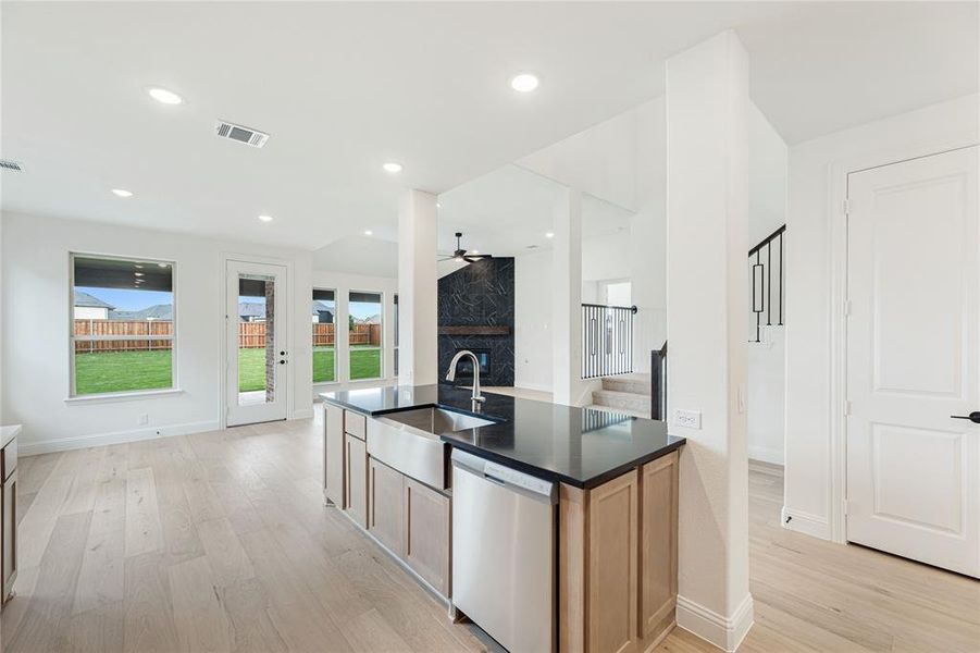 Furnished interior view inside a new home in Mosaic, Celina (Image 17).