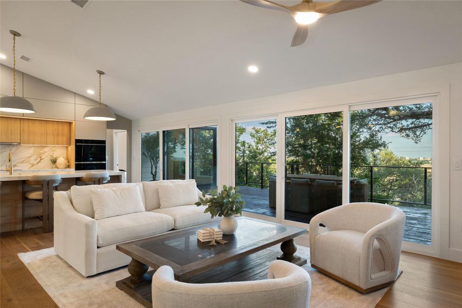 Furnished interior view inside a new home in , Austin (Image 6). Furnished interior view inside a new home in , Austin (Image 6).