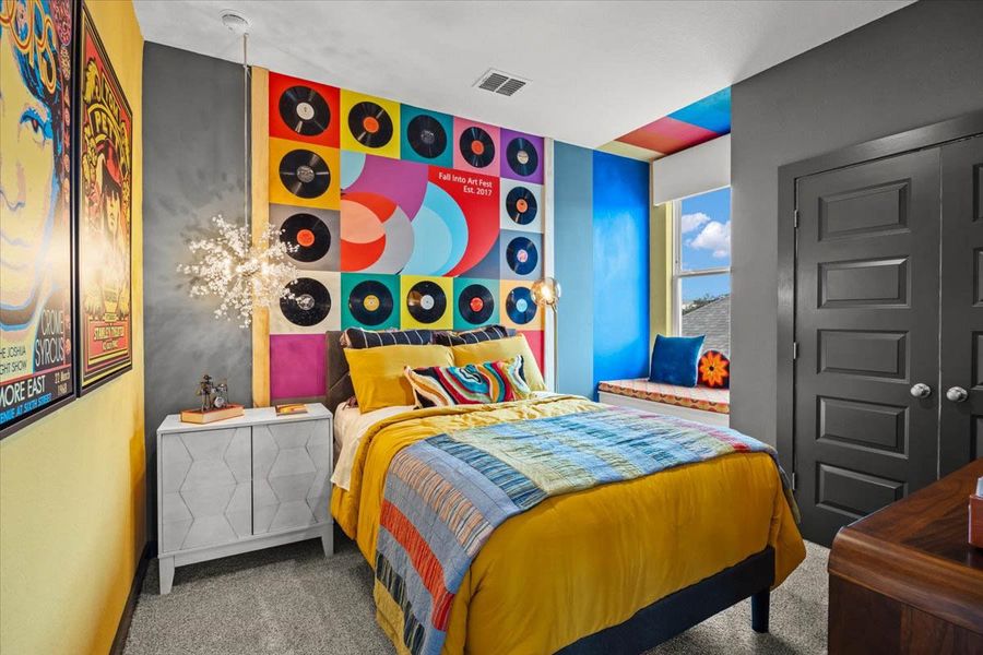 Furnished interior view inside a new home in Meyer Ranch, New Braunfels (Image 51).