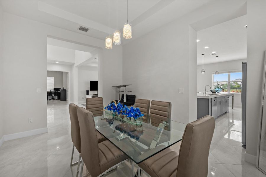 Furnished interior view inside a new home in , The Acreage (Image 19).
