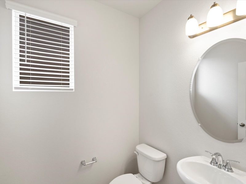 Furnished interior view inside a new home in Buffalo Highlands: The Flora Collection, Commerce City (Image 6).