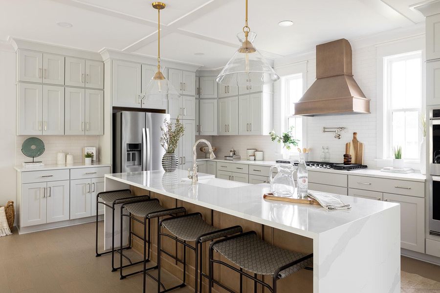 Furnished interior view inside a new home in Central Park, James Island (Image 6).