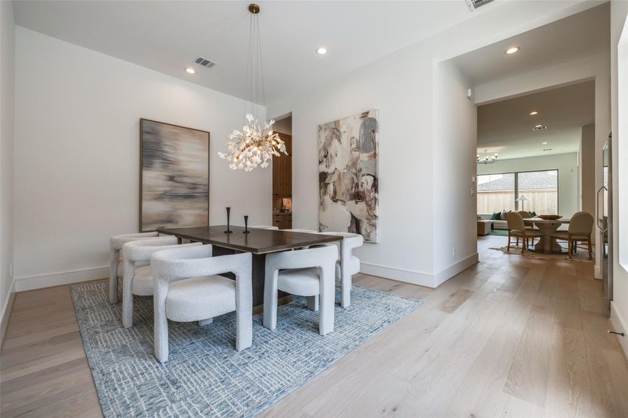 Furnished interior view inside a new home in , Houston (Image 40).