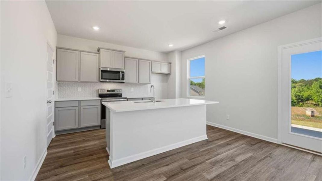 Furnished interior view inside a new home in Bridle Creek, Locust Grove (Image 6).