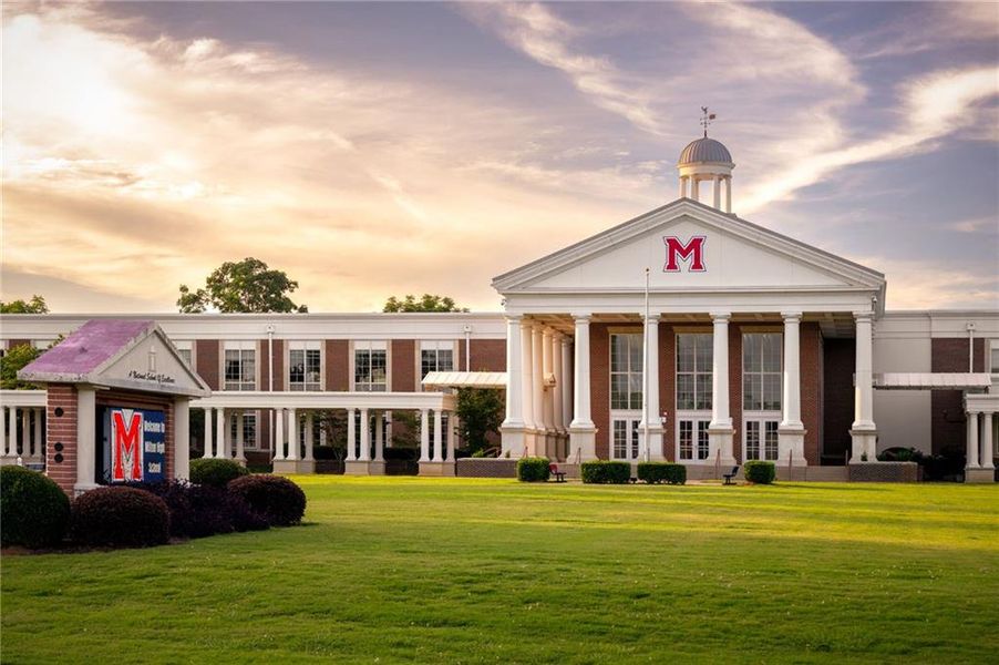 Front exterior of a new home in Echo at Crabapple, Milton, GA, highlighting curb appeal (Image 22). Front exterior of a new home in Echo at Crabapple, Milton, GA, highlighting curb appeal (Image 22).