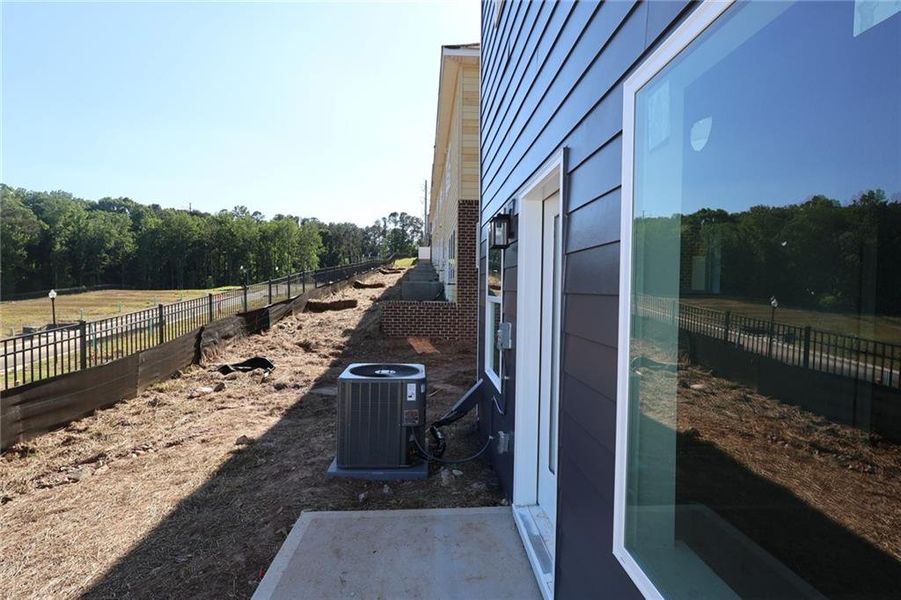 Exterior details and patio area of a home in Grandview Terrace, Canton (Image 2). Exterior details and patio area of a home in Grandview Terrace, Canton (Image 2).